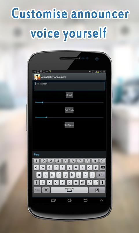 Alien Caller Name Announcer