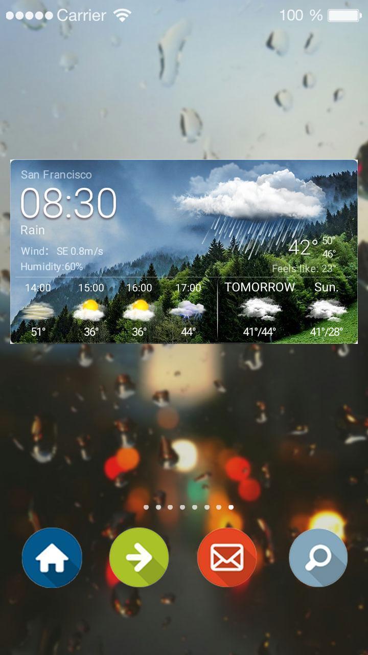 Local Weather Report Widget