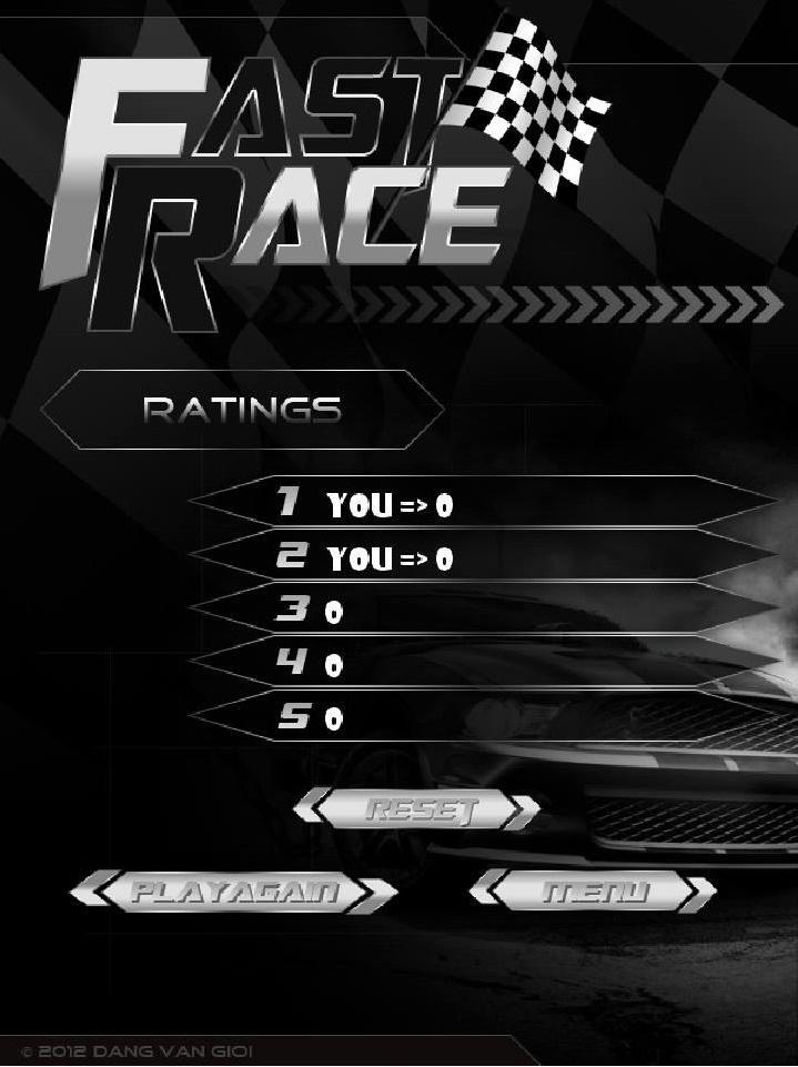 Fast Racing Car 2D