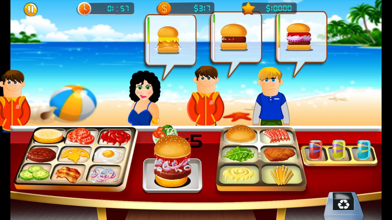 Yummy Burgers Simulation 2016