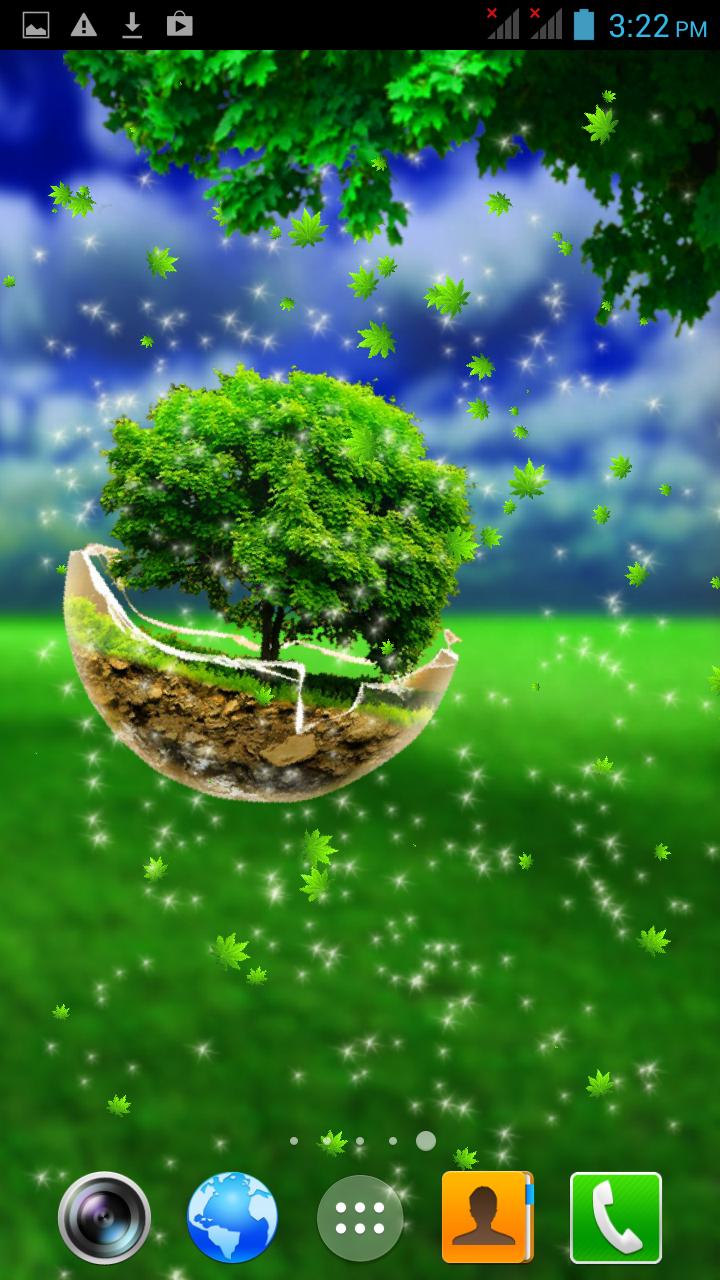 Green HD Live Wallpaper