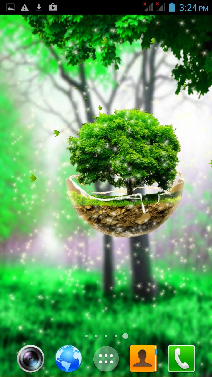 Green HD Live Wallpaper