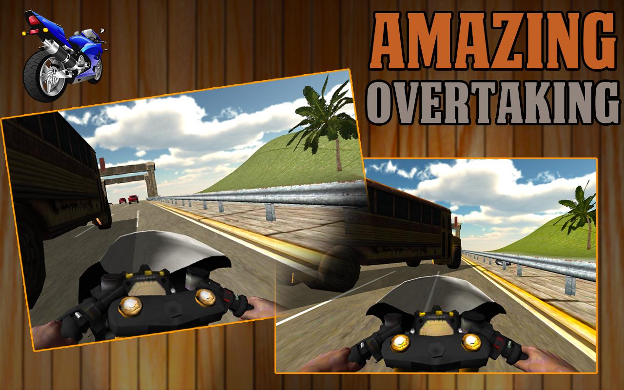 Highway Traffic Bike Rider