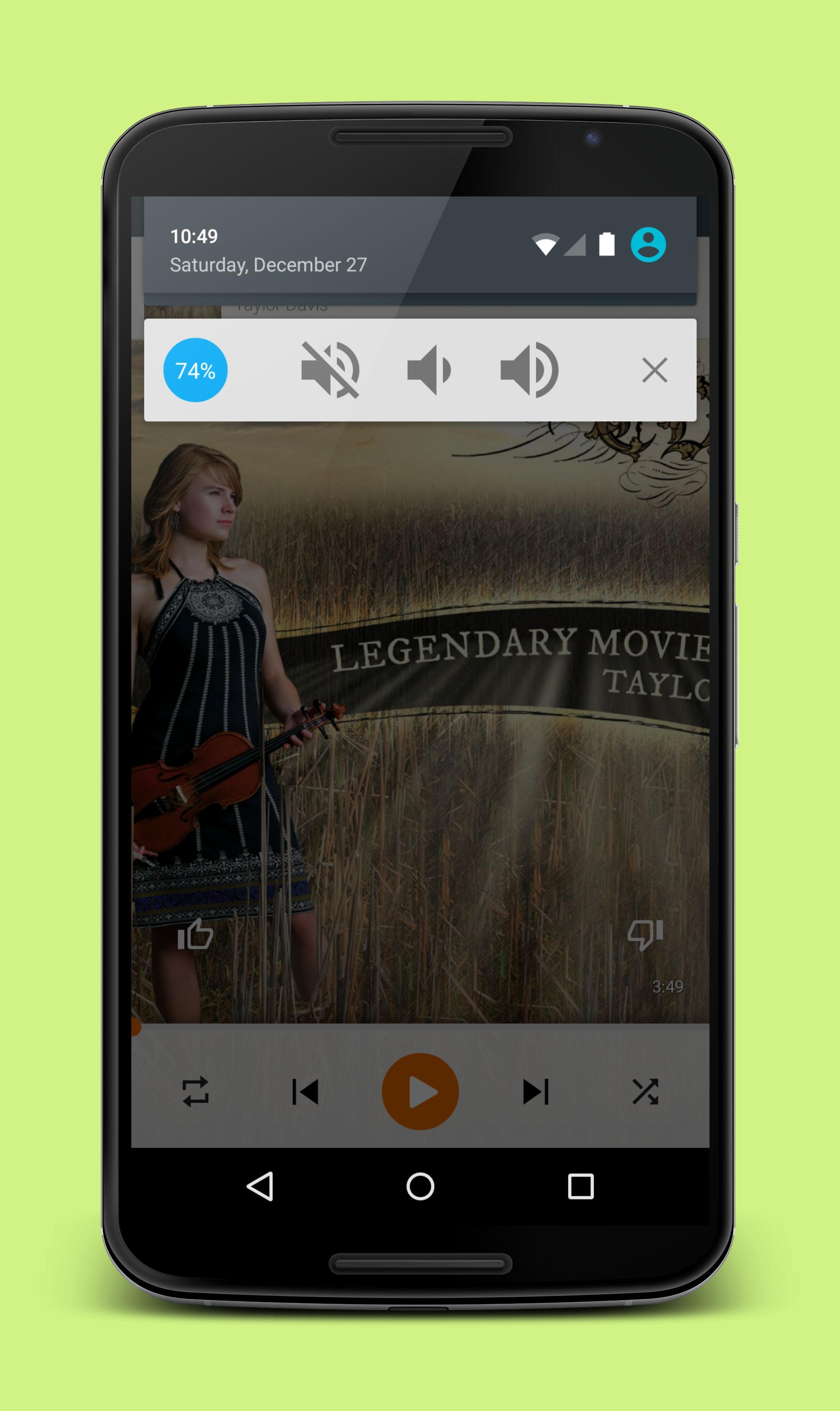 Volume Button for Lollipop