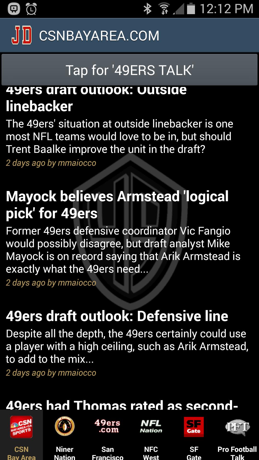 JD's San Francisco 49ers News