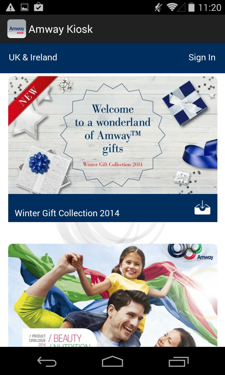 Amway Kiosk Europe and Russia