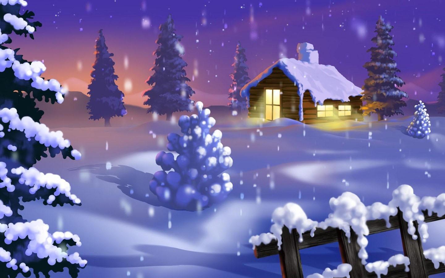 Christmas Snow Wallpaper