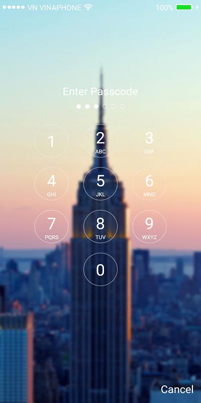 OS9 Lock Screen - Keypad Lock