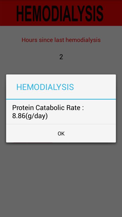 PCRC Hemodialysis