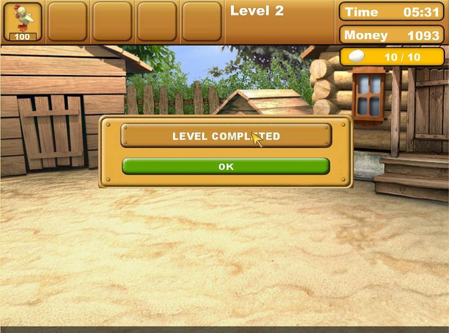 Chicken with coin Eggs : Farm