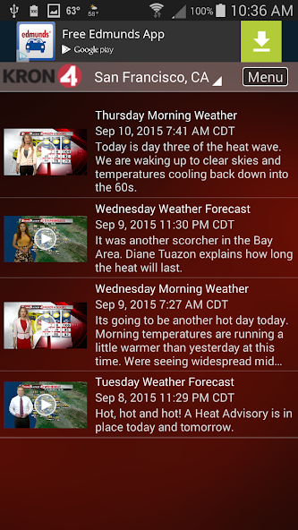 KRON4 Wx - San Francisco