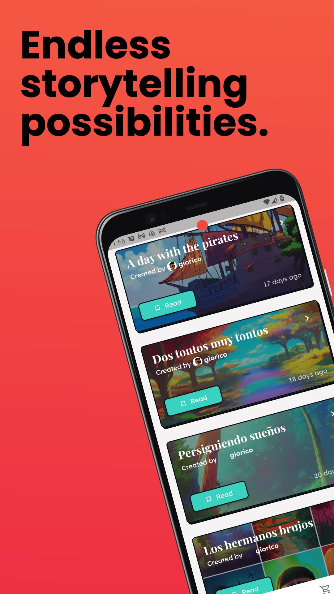 Kidstory: AI bedtime stories