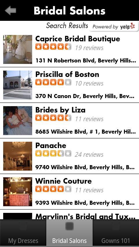 iBridalGown Shopping Assistant