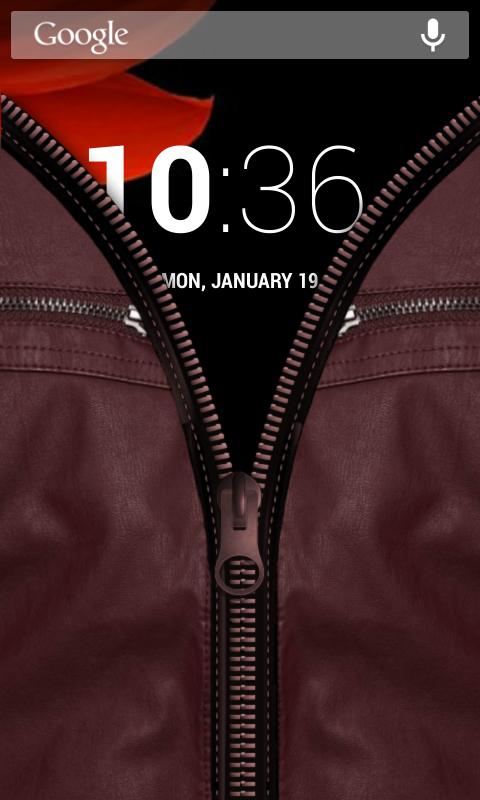 Zip Brown Leather FunLock