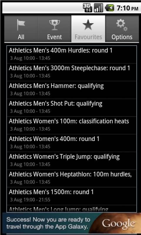 Winter Games Calendar 2014