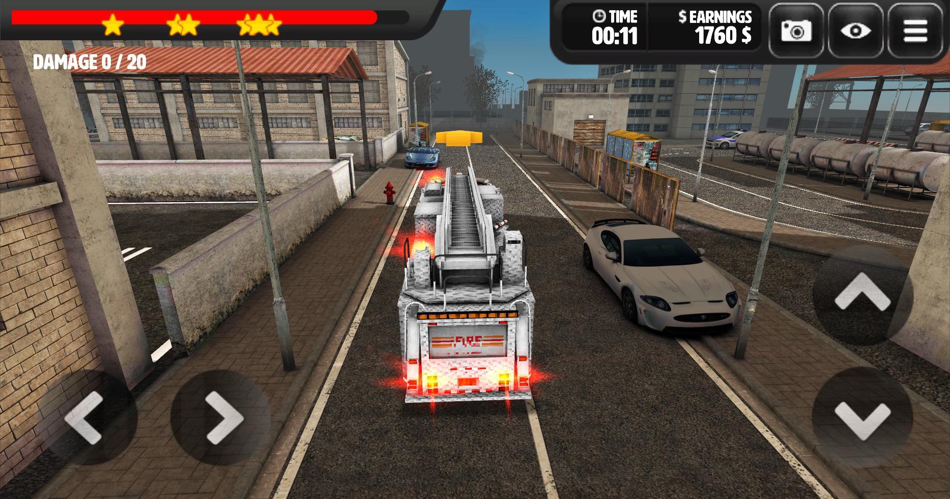 3D Firetruck Parking