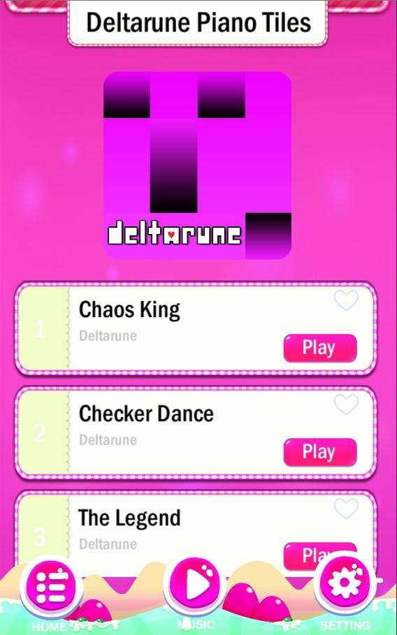 Deltarune Piano Tiles