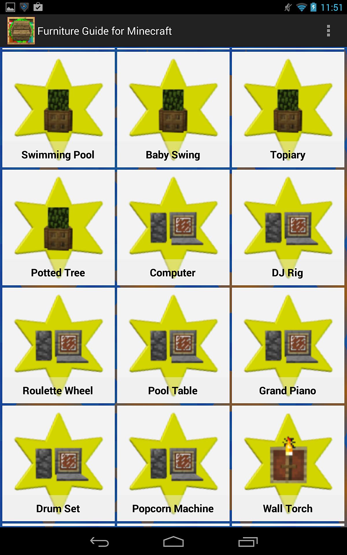 Furniture Guide for Minecraft