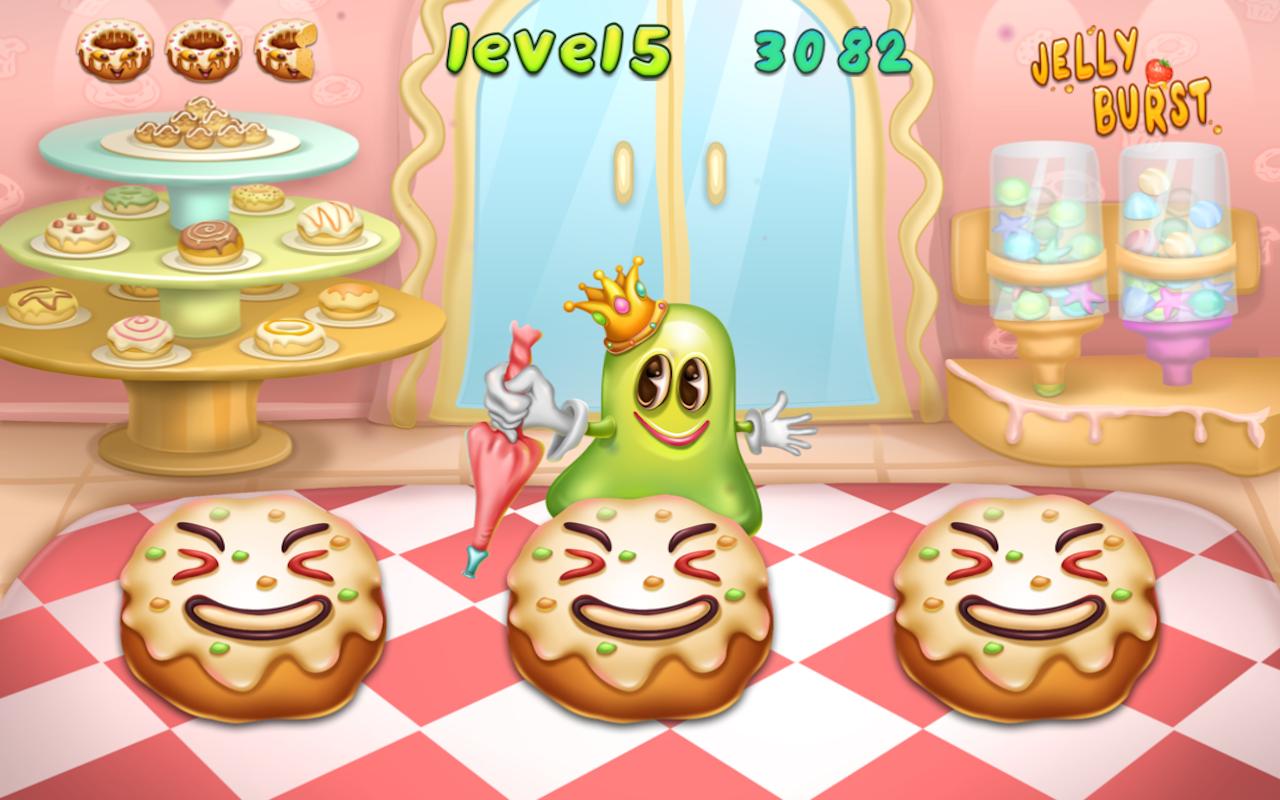 Jelly Burst Candies Donuts