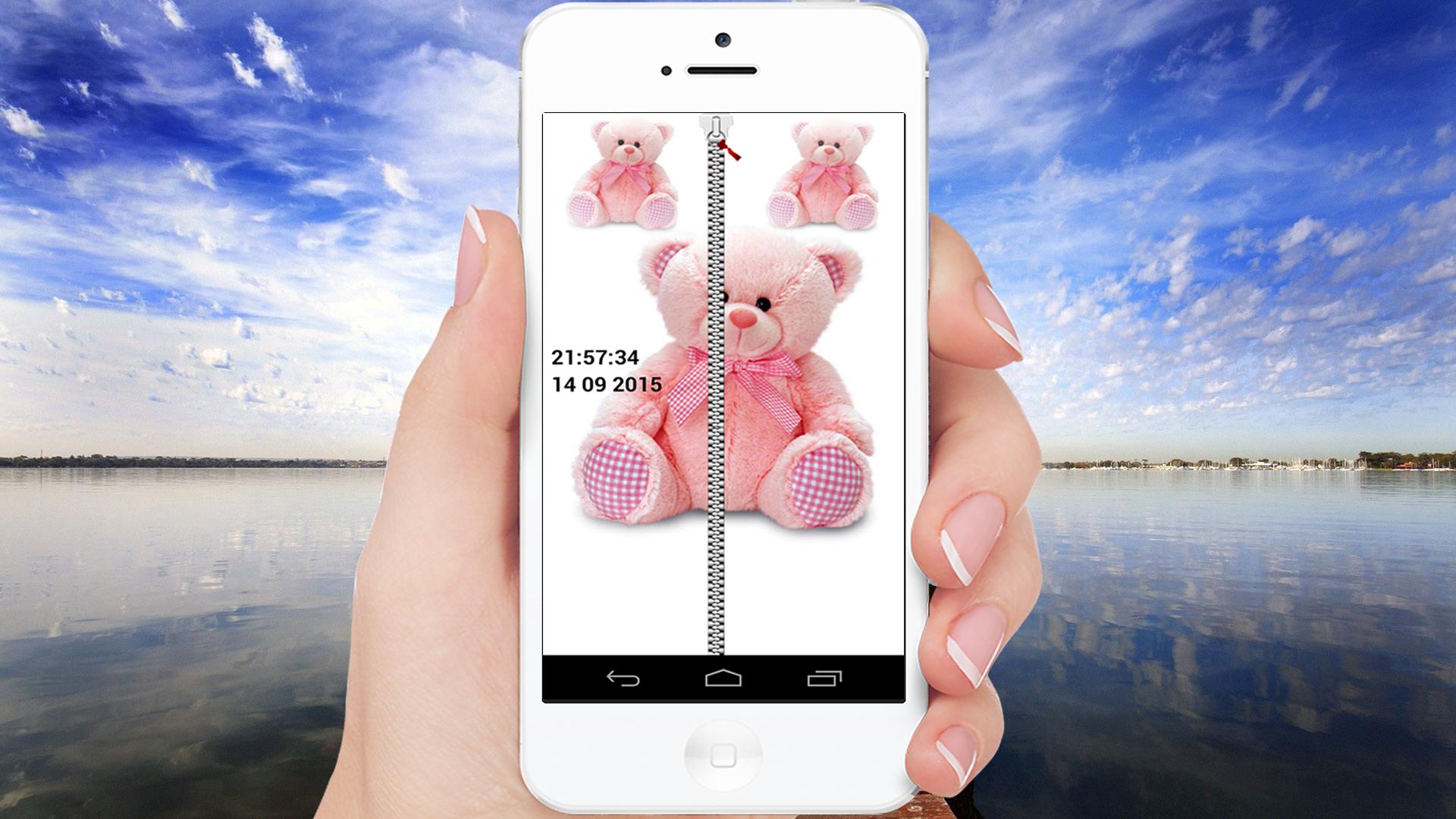 Cute Teddy Bear Zipper