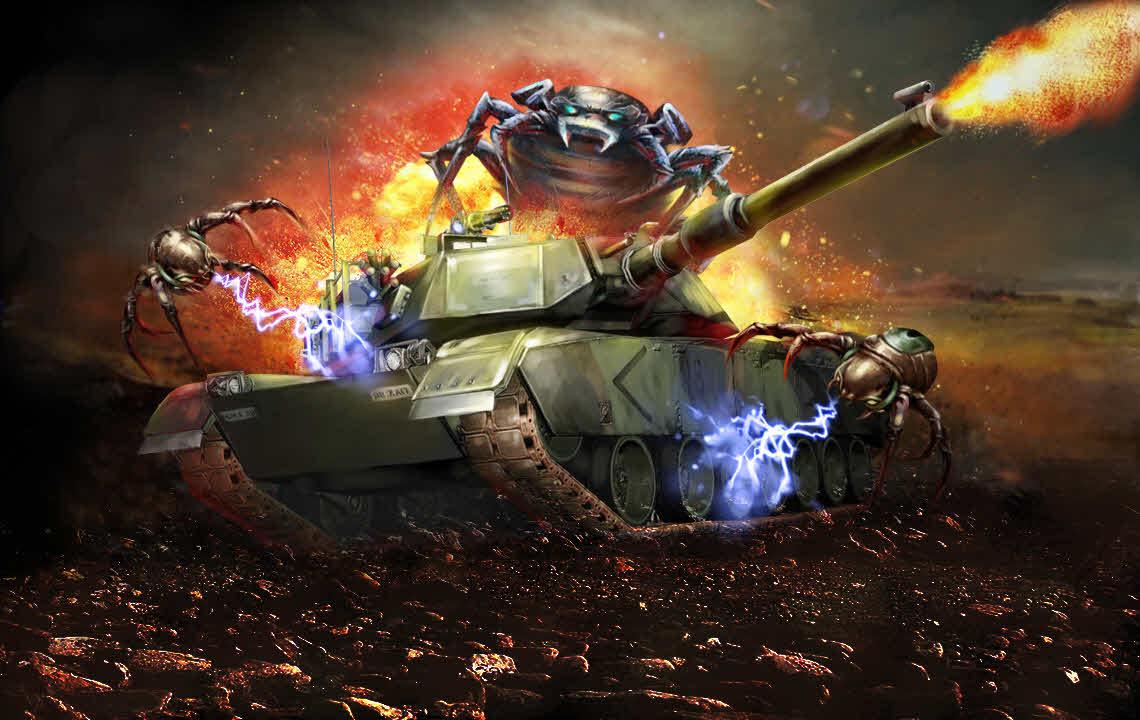 Furious tank vs spider