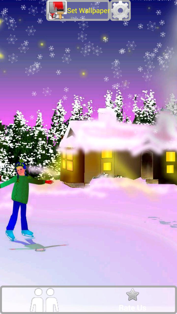 Snowy Ice Rink HD