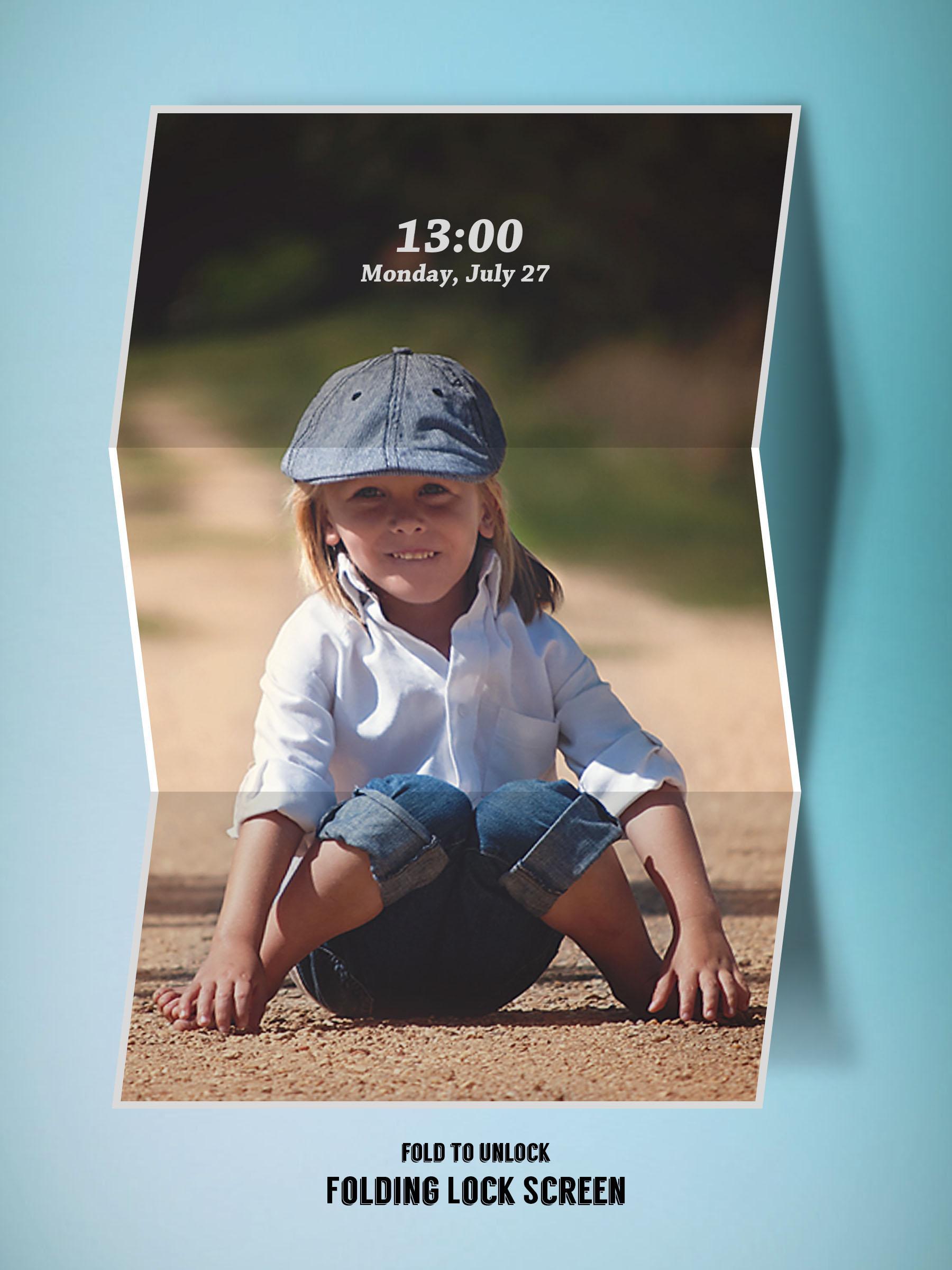 Folding Lock Screen