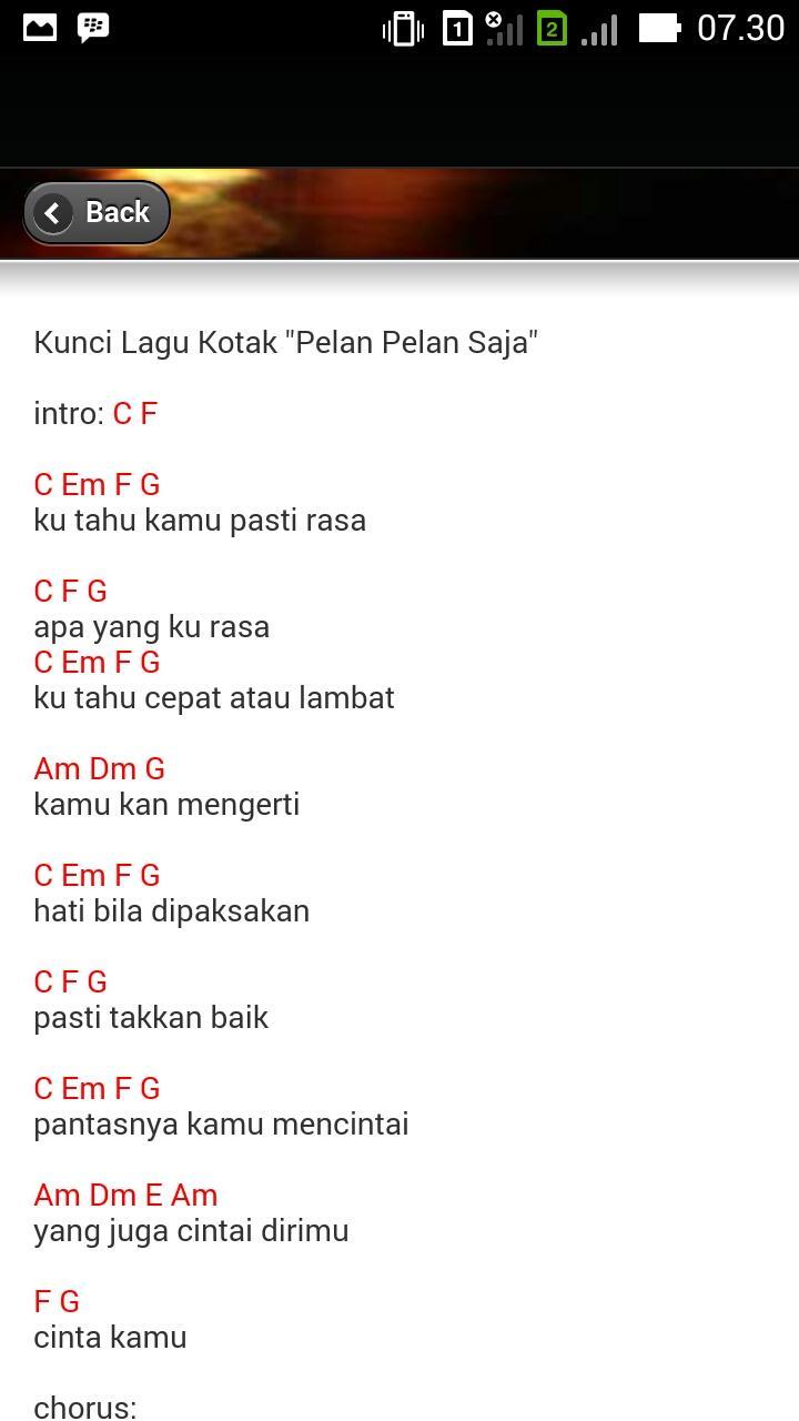 Kunci Gitar Lirik Lagu