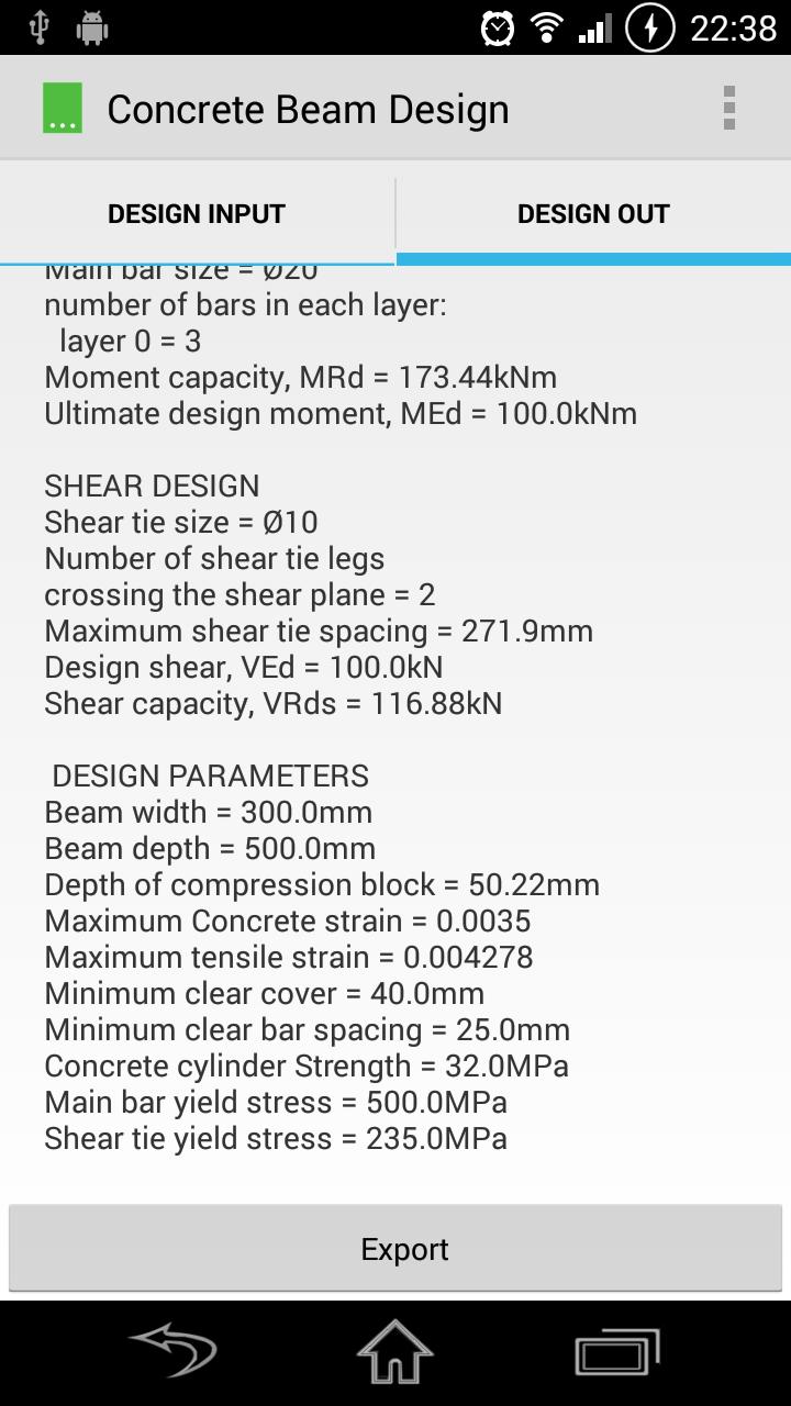 Concrete Beam Design
