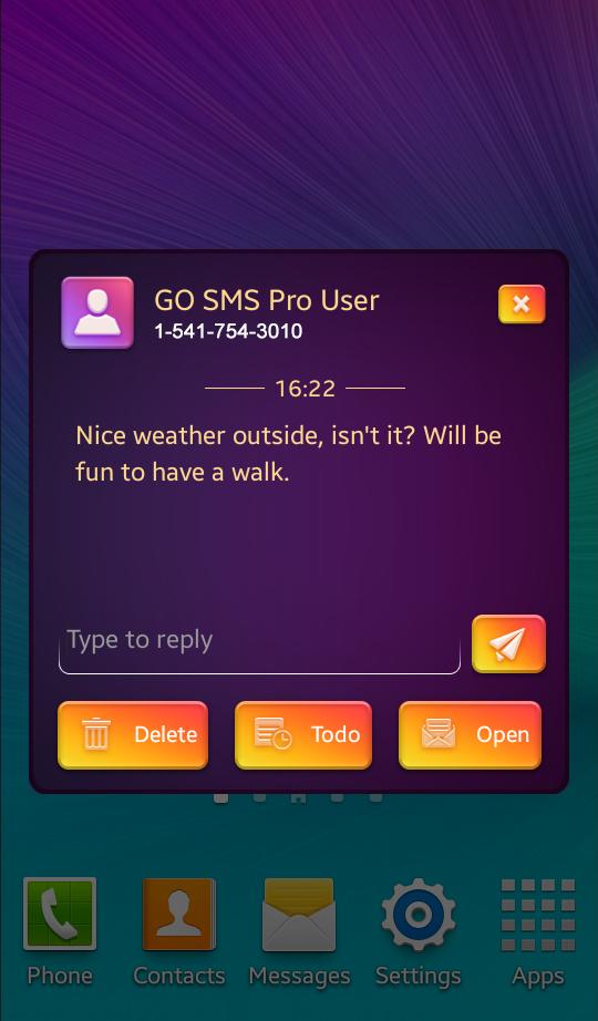 Multicolor for GO SMS