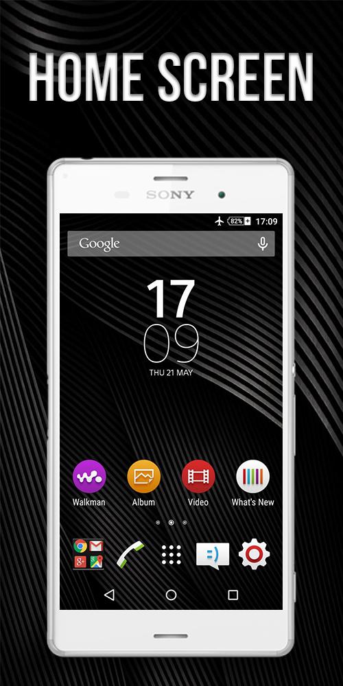 Black 6.0 ( Xperia Theme )