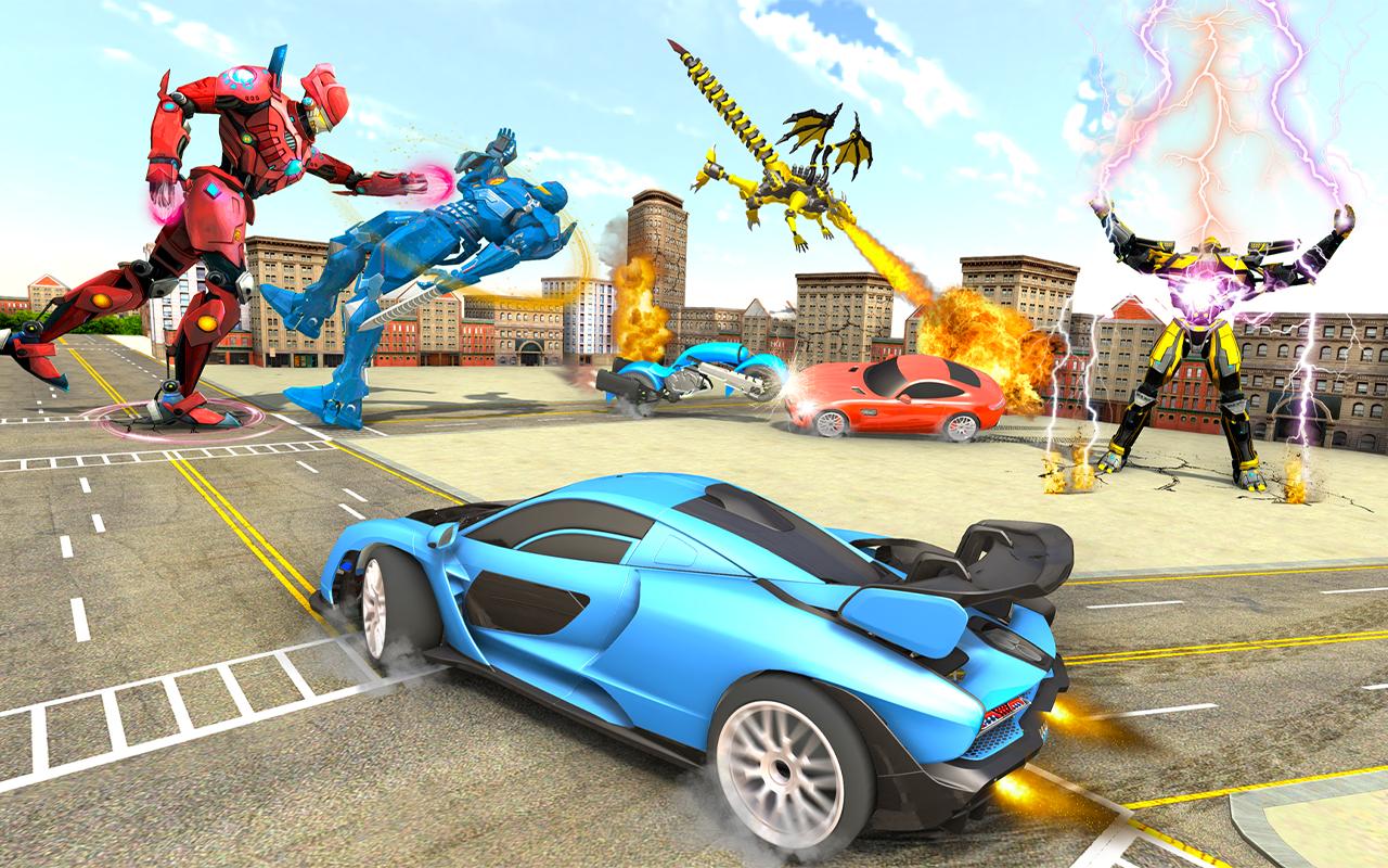 Car Robot Transformer Games 3D