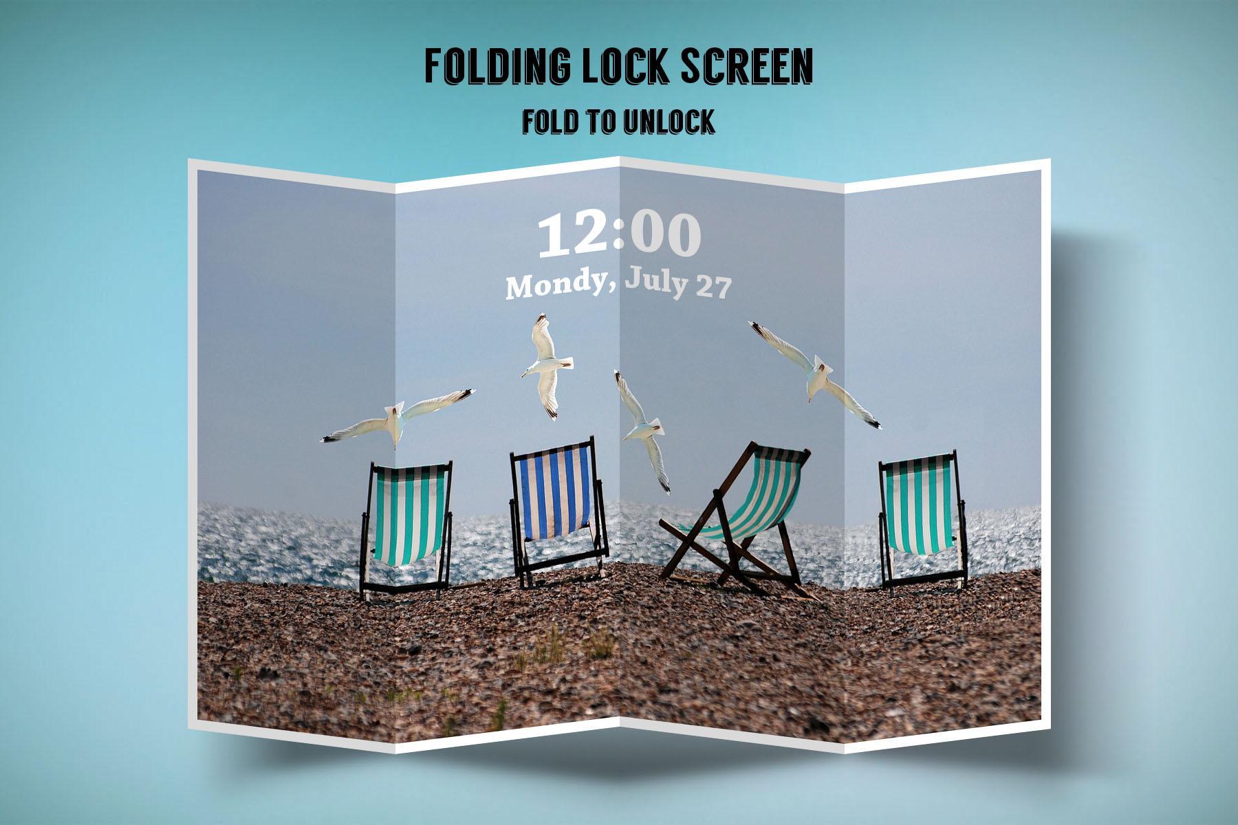 Folding Lock Screen