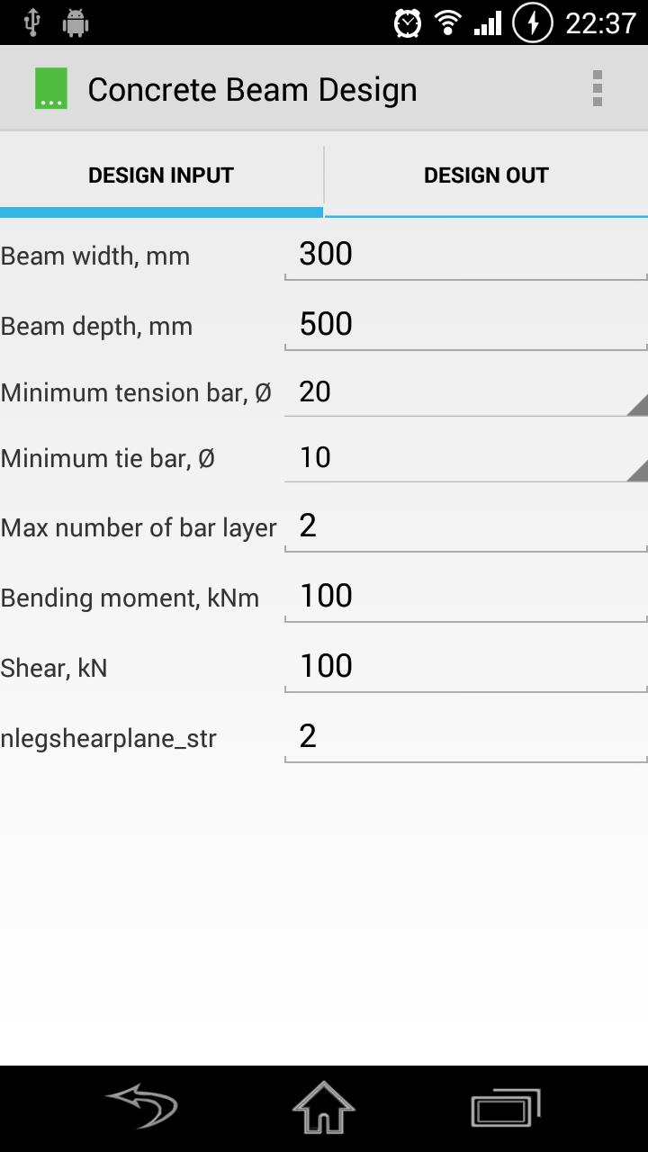 Concrete Beam Design