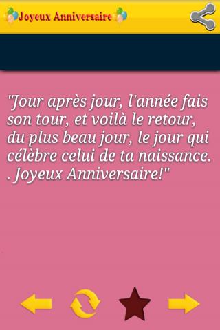 Bon Anniversaire SMS