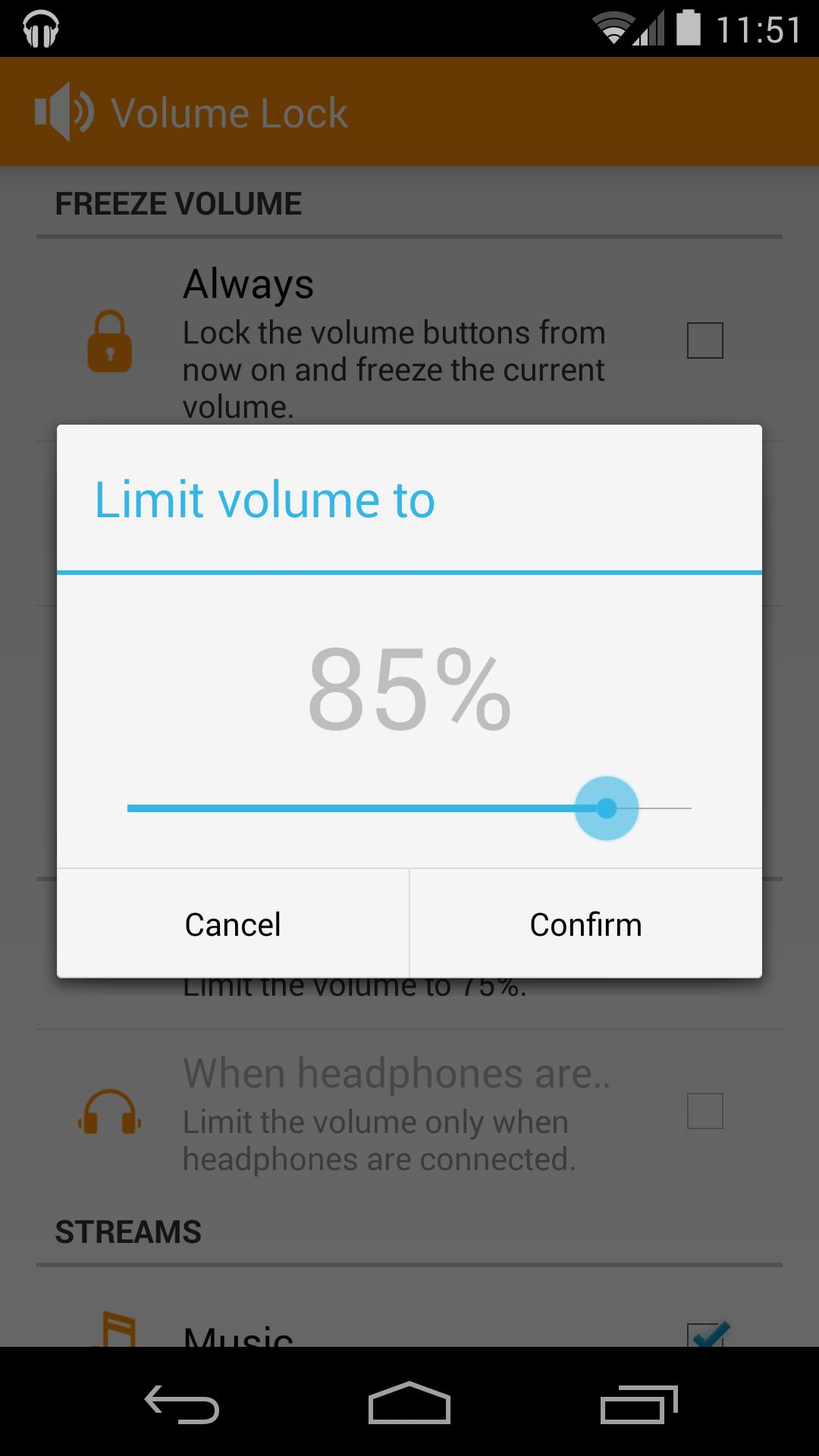 Volume Limit & Lock