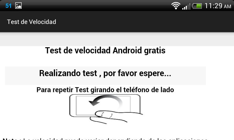 Test de Velocidad