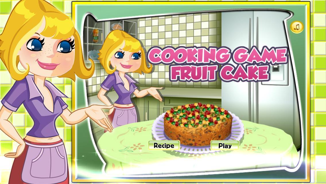 cooking game-fruit cake