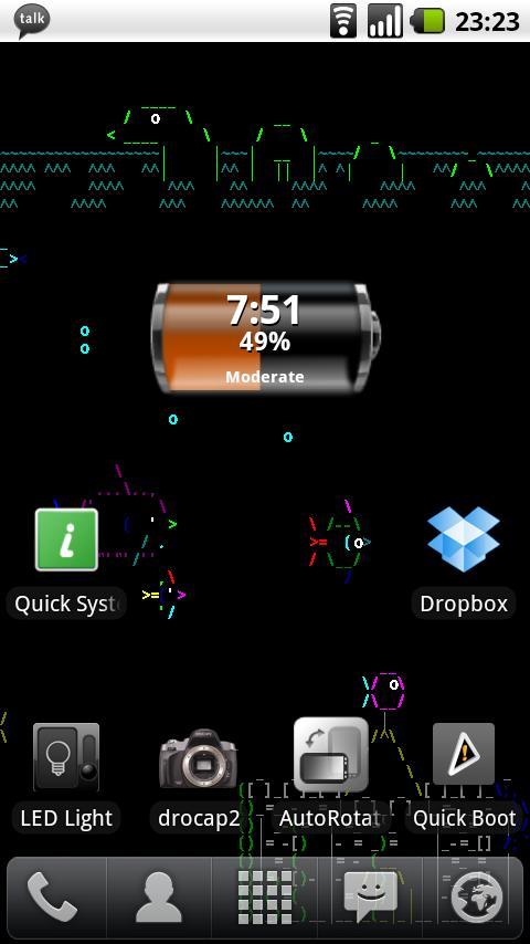 Asciiquarium Live Wallpaper