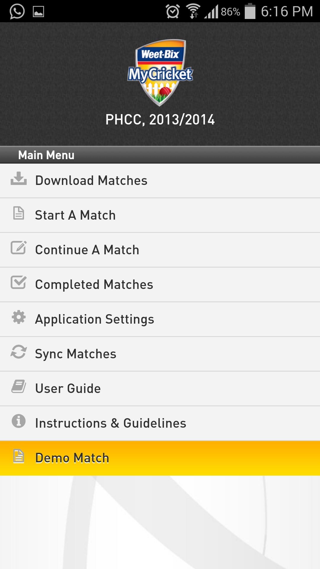 MyCricket Scorer for mobile