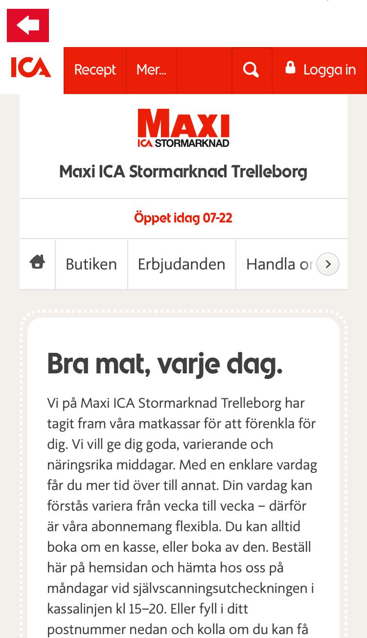 ICA Stormarknad Trelleborg