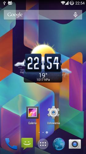 Weather & Flip Clock Widgets