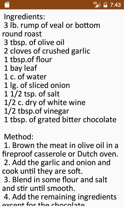 Chocolate-Related Recipes