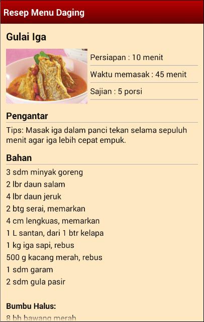 Resep Idul Adha