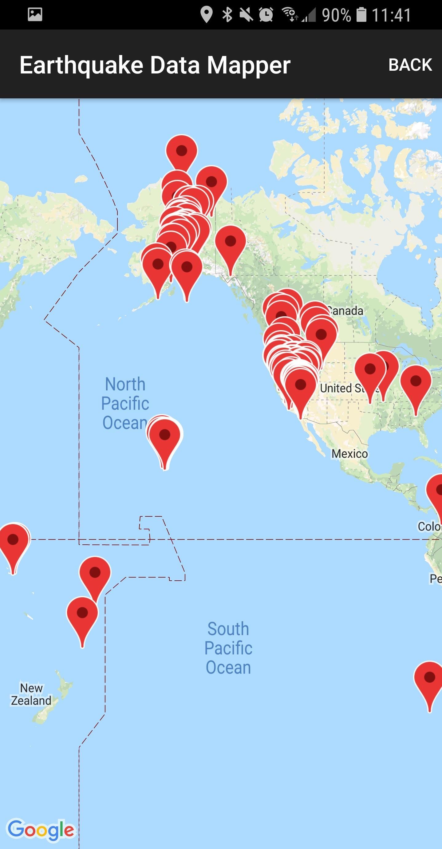 Earthquake Data Mapper