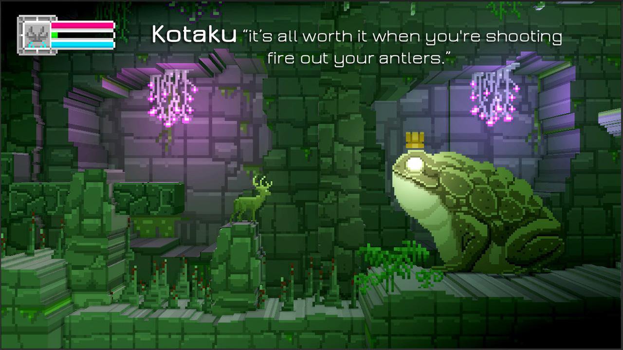 The Deer God - 3d Pixel Art