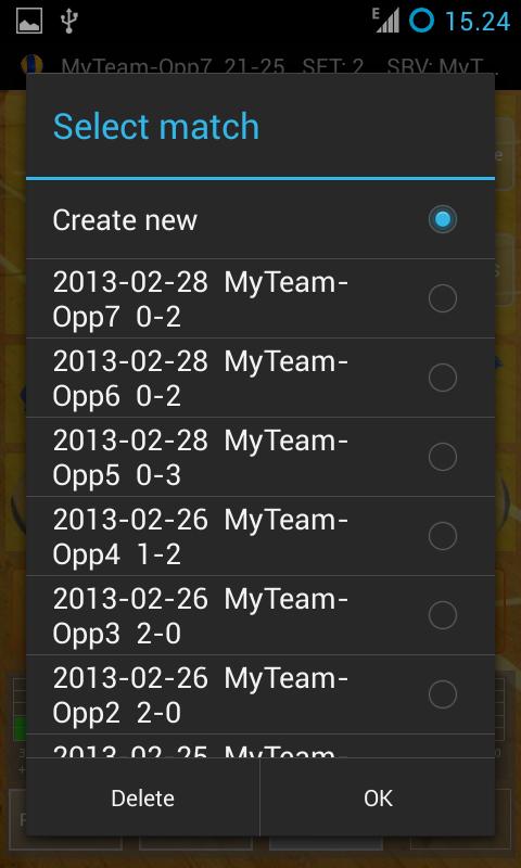 Ultimate Volley Stats DEMO