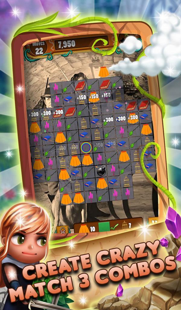 Match 3 Fantasy Quest: Hero Story