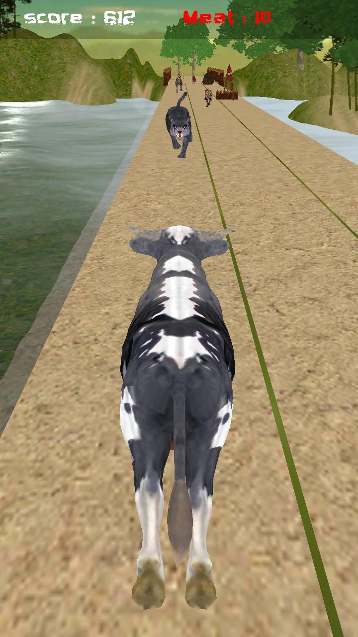 Jungle Bull Run 3D