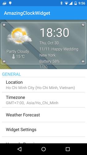 ACW: Amazing Clock Widget